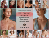 200+ Mega Bundle of High Resolution Model Mockup Stock Images to Showcase your luxury jewelry